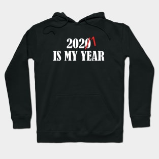 2021 New Year Humor Funny Fail 2020 Present Optimist Hoodie